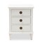 Baxton Studio Venezia French-Inspired Rustic Whitewash Wood 3-Drawer Nightstand 138-7698 - alternate 5